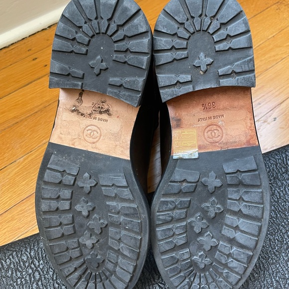 Brown Chanel Combat Boots - Picture 4 of 4